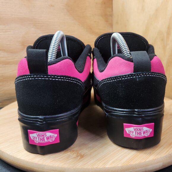 Vans Knu Womens Stack Platform Pink Black Skate Sneakers Size 9 - Picture 5 of 10